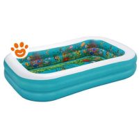 Bestway Piscina Rettangolare Avventura Marina Gonfiabile (175x262x51cm) Art. 54177