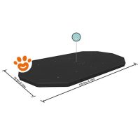 Bestway Telo per Copertura Piscina Steel Frame Ovale (427x250x100cm) Art. 58425