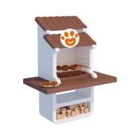Beton BBQ FIAMMA Barbecue a Carbone e Legna Preassemblato