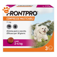 Frontline Dog FrontPro (2-4Kg) Compresse Masticabili per Cani Piccoli