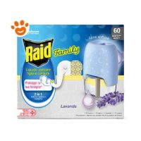 Raid Emanatore Elettrico Antizanzare Family Lavanda (Diffusore +Ricarica)