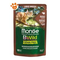 Monge Cat Bwild Grain Free Adult large Breeds Bocconcini Bufalo