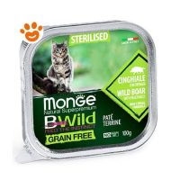 Monge Cat Bwild Grain Free Adult Sterilizzato Patè Cinghiale