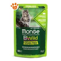 Monge Cat Bwild Grain Free Adult Sterilizzato Bocconcini Cinghiale