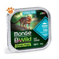 Monge Cat Bwild Grain Free Adult Sterilizzato Patè Tonno