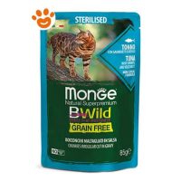 Monge Cat Bwild Grain Free Adult Sterilizzato Bocconcini Tonno