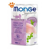 Monge Supreme Cat Adult Sterilised Tonno con Sogliola e Piselli