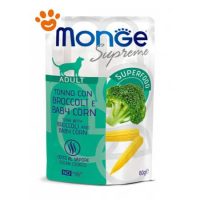 Monge Supreme Cat Adult Tonno con Broccoli e Baby Corn