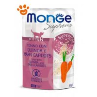 Monge Supreme Cat Kitten Tonno con Quinoa e Baby Carrots