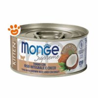 Monge Supreme Cat Kitten Tonno con Riso Integrale e Cocco