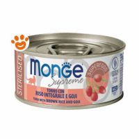 Monge Supreme Cat Adult Serilised Tonno con Riso Integrale e Goji