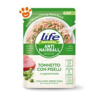 Life Natural Cat Anti-Hairball Tonnetto Con Piselli
