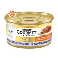 Purina Cat Gourmet Gold Dadini con Vitello alla Mediterranea