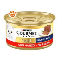 Purina Cat Gourmet Gold Mousse con Manzo
