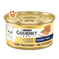 Purina Cat Gourmet Gold Mousse con Tacchino