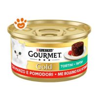 Purina Cat Gourmet Gold Tortini con Manzo e Pomodori