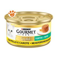 Purina Cat Gourmet Gold Tortini con Pollo e Carote