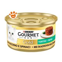 Purina Cat Gourmet Gold Tortini con Tacchino e Spinaci