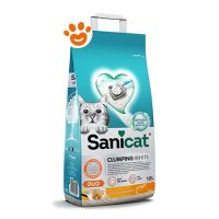 Sanicat Lettiera Agglomerante Clumping White Duo Vaniglia e Mandarino