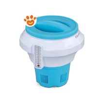 Bestway Dispenser Cloro per Pastiglie Piccole e Grandi fino a 7,6 cm con Termometro Incorporato Art. 58701