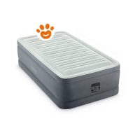 Intex Airbed Materasso Singolo Eleveted Premier Fiber-Tech (99x191x46cm) Art. 64902