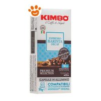 Kimbo Caffè Capsule Nespresso
  in Alluminio - Barista Espresso Decaffeinato