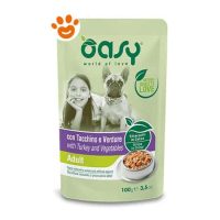 Oasy Cat Straccetti in Salsa con Tacchino e Verdure