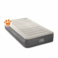 Intex Airbed Materasso Singolo Trauire Comfort Plush Singolo (99x191x33cm) con Pompa Elettrica Art. 64026
