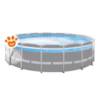 Intex Piscina Rotonda Prisma Clearview Premium (Ø488x122cm) Art. 26730