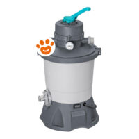 Bestway Pompa Filtro a Sabbia Flowclear da 3.028 L/h con Valvola di Controllo a 6 Posizioni Art. 58515