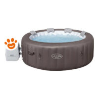 Bestway SPA Lay Z Hydrojet Dominica Rotonda 6 Posti (Ø196x71cm) Piscina Idromassaggio Art. 6001S