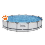 Bestway Piscina Rotonda Steel Pro Max (Ø427x84cm) con Pompa a Filtro Art. 56595 - Steel Pro Max (Ø427x84cm)