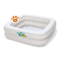 Bestway Piscina Quadrata Baby Tub Fondo Gonfiabile (86x86x25cm) Art. 51116