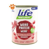 Life Dog Natural Monoprotein Menù Manzo