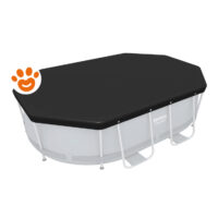 Bestway Telo per Copertura Piscina Power Steel Pro Max Ovale (305x200x84cm) Art. 58424