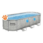Bestway Piscina Ovale SplashView Steel Pro Max (549x274x122cm) con Pompa a Filtro Art. 56716 - Steel Pro Max (549x274x122cm)