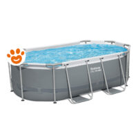 Bestway Piscina Ovale Steel Pro Max (305x200x84cm) con Pompa a Filtro Art. 5614A