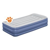 Bestway Airbed Materasso Singolo Tritech Essential Bicolor 3 Camere Floccato (97x191x51 cm) Art. 67628