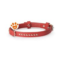 Camon Dog Collare Borchie Sfere Rosso (30x600)