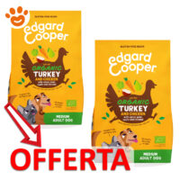 Offerta crocchette biologiche Edgard Cooper per cane