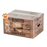 FE.MI.RO Olivetto Legna di Olivo - Confezione Da 10 Kg