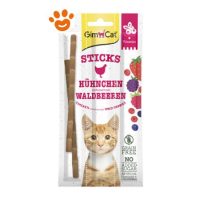 GimCat Snack Sticks Pollo e Frutti di Bosco