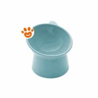 Leopet Cat Ciotola Catty Bowl Rialzata e Inclinata