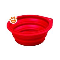 Leopet Dog Ciotola da Viaggio in Silicone (500 ml)