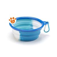 Leopet Dog Ciotola da Viaggio in Silicone (1500 ml)