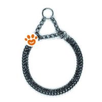 Leopet Dog Collare a Doppia Catena