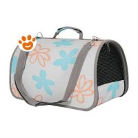 Zolux Cat Cesta Trasp Flower Grigio