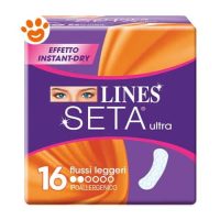 Lines Seta Ultra Assorbenti Anatomici Flussi Leggeri