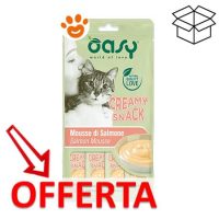 Snack cremoso al salmone per gatti in offerta