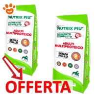 Offerta crocchette Nutrix Più adulti multiproteico